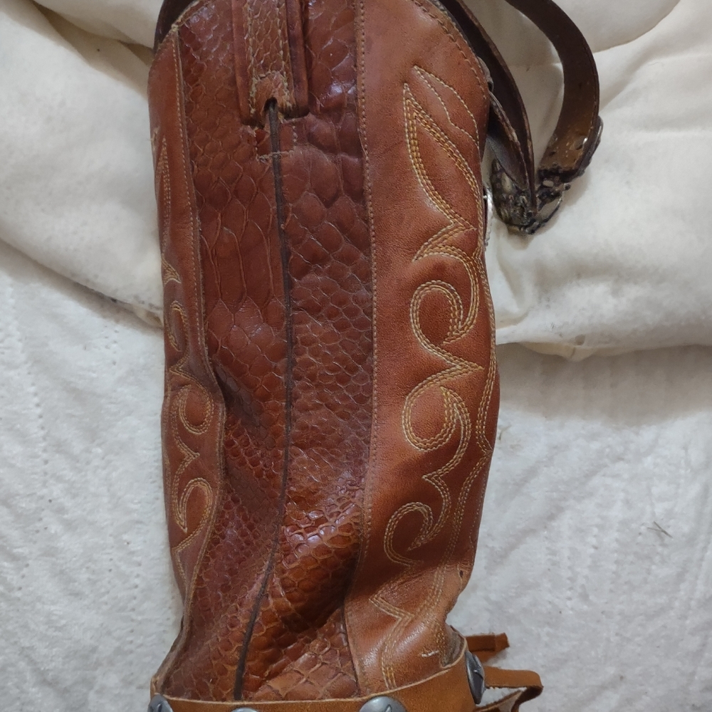 Handmade boot purse
